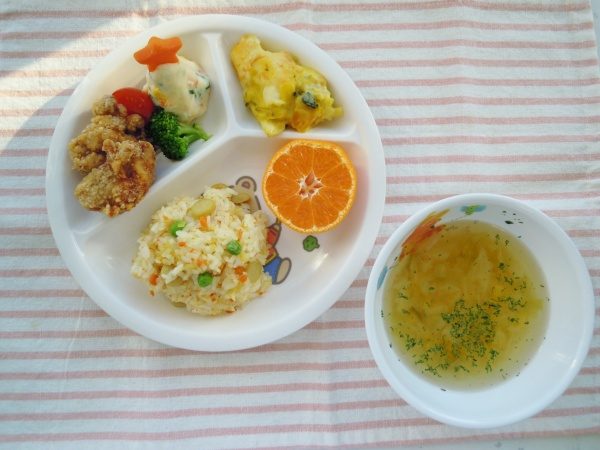 12月25日献立 名手保育園